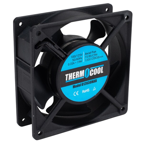 Main product image for Thermocool 110 VAC Fan 120 x 38mm Ball Bearin 250-020